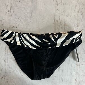 Women's La Blanca Classic Black Swim Bottom, NWT, size 10